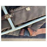 VTG Portable Folding Frame Backpack with Cushioned Pads & Straps - Lightweight Support Frame