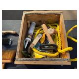 Kiwi Shoe Polish & Assorted Brushes in Wooden Box - Workshop Maintenance Set
