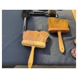 Kiwi Shoe Polish & Assorted Brushes in Wooden Box - Workshop Maintenance Set