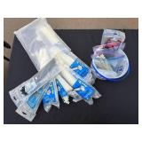 Ty-Rap Cable Ties 7in White 100-Count Bags - Bulk Pack - content quantities not verified