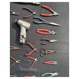 Pliers & Hand Tools Set - Assorted Pliers, Cutters, Snips & Scissors