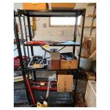 Shelving Unit - Heavy-Duty Black Steel 4-Shelf, 7 ft H x 36 in W x 15.5 in D