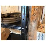 Shelving Rack - Heavy-Duty Black Steel, 4-Shelf Industrial Storage Unit