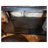 Shelving Rack - Heavy-Duty Black Steel, 4-Shelf Industrial Storage Unit