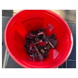 Assorted Hardware Tools & Fasteners - Hand Tools, Blades, Pliers & More