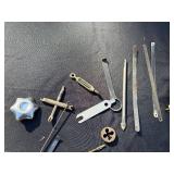 Assorted Hardware Tools & Fasteners - Hand Tools, Blades, Pliers & More