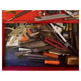 Mixed Hand Tools - tool chest not inc