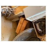 Assorted Hardware, Lumber, Tires & Electrical Parts - Workshop Salvage Collection
