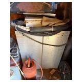 Gasoline Engine with Vertical Shaft on Propane Tank - Vintage Workshop Lot