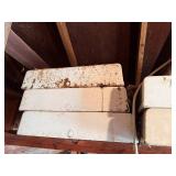 Fluorescent Work Light Stock Number 5246 with Assorted Shop Items - content quantities not verified