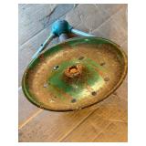 Vintage Rain King lawn sprinkler from the 1920s through the 1950s, manufactured by the Chicago Flexible Shaft Company.