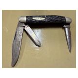 Vintage KA-BAR Stockman 3-blade traditional pocket knife