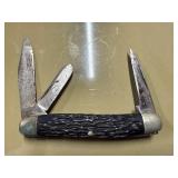 Vintage KA-BAR Stockman 3-blade traditional pocket knife