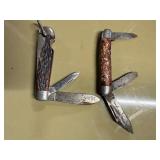 Two jack knives as is