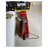 Garage org kit:Can Crusher, utility hooks,task light and Dyno Tapwriter