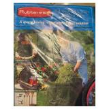 Various garage lot:  jumper cables , dock line , wall lamp , window winder ect