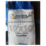 10x10 quick set up gazebo and folding chair.