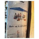 10x10 quick set up gazebo and folding chair.