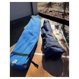 10x10 quick set up gazebo and folding chair.