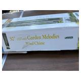 New , never mounted 50-inch Hayes Design by Nature Garden Melodies wind chime