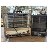 Two vintage Arvin space heaters.