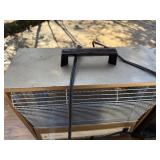 Two vintage Arvin space heaters.