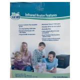 Appears new in Box-Lifesmart Renew 1500W Infrared Heater