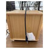 Dynamic 1500 Infrared Space Heater in a Light Oak finish.