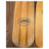 Caviness Woodworking Co. Canoe Paddles (2) – Wooden Oars w/ Classic Finish