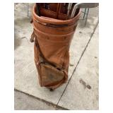 Golf clubs and bag
