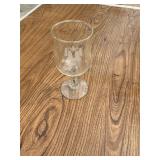 11 Vintage  wine glasses