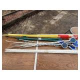 Yard markers and poles Lot.