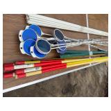 Yard markers and poles Lot.