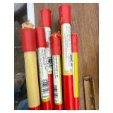 Yard markers and poles Lot.