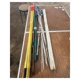 Yard markers and poles Lot.