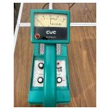 Vintage "The Discriminator" metal detector manufactured by Compass Electronics.