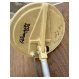 Vintage "The Discriminator" metal detector manufactured by Compass Electronics.