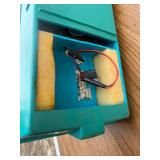 Vintage "The Discriminator" metal detector manufactured by Compass Electronics.