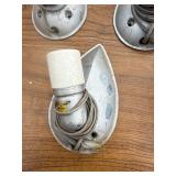 Vintage Swivelier Spotlight Fixtures (Set of 5) – Industrial MCM Display Lights – Made in USA