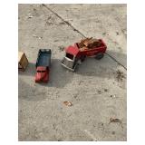 Vintage Toy Tractors & Farm Equipment , Tonka – John Deere, IH, Case Style Die-Cast Lot