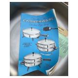 vintage dead stock -  Farberware automatic electric fry pan, identified as model #312SP