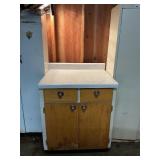 Vintage Cabinet w/ Drawers – Utility / Garage Storage