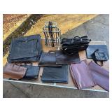 All leather business travel Lot. Quality gear