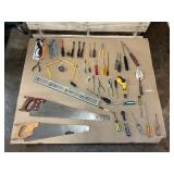 Misc Saws and hand tools see pictures