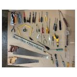 Misc Saws and hand tools see pictures