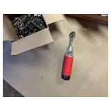 Tool Box w/ Mixed Hand Tools, Hardware, Sockets, Accessories & More – Large Lot