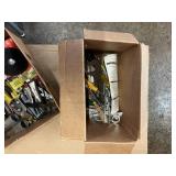 Tool Box w/ Mixed Hand Tools, Hardware, Sockets, Accessories & More – Large Lot