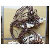 Various light duty extension cords.