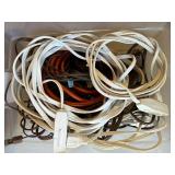 Mixed Electrical Cords, Extension Cables & Wire Bundle – Large Assorted Lot box included