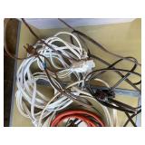 Mixed Electrical Cords, Extension Cables & Wire Bundle – Large Assorted Lot box included